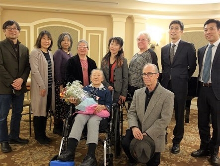 decoration presented to Ms. Doris Hrubant (Sahomi Tachibana) (2)